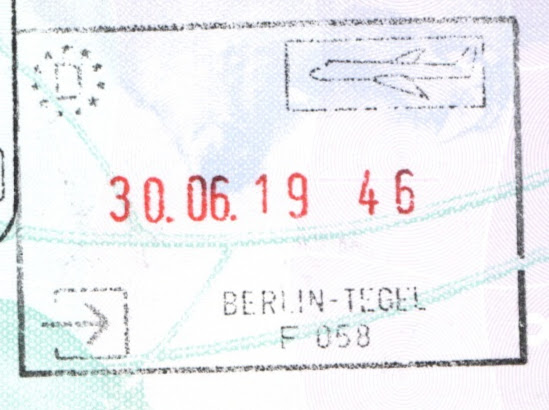 Stampila de intrare in pasaport