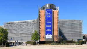 European Commission headquarters, the Berlaymont building, in Brussels.